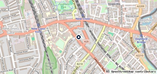 Map showing the location of FRL Goldsmith Motor Services | London