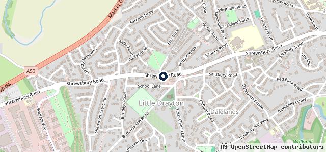 Map showing the location of Midland Automotive Parts | Oswestry