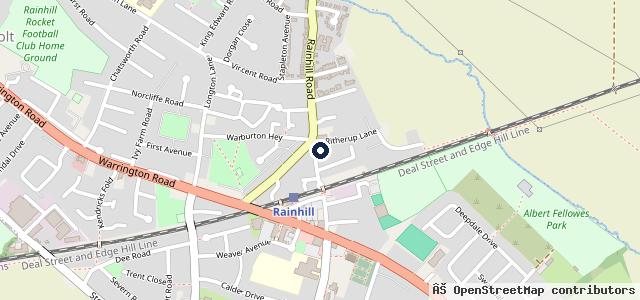 Map showing the location of R C Motors