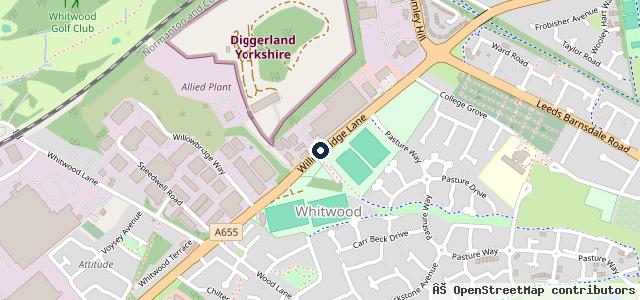 Map showing the location of B & D Autos