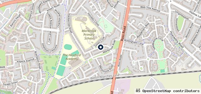 Map showing the location of D & A Motors