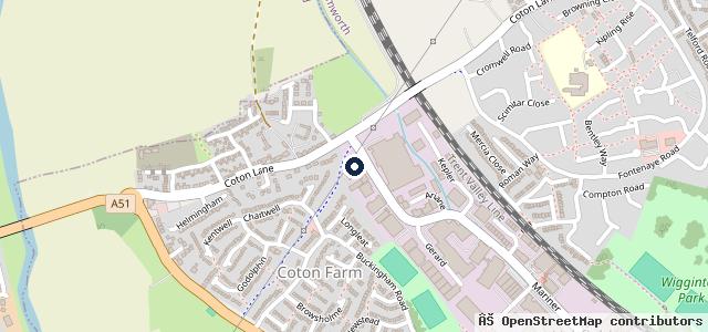 Map showing the location of Tamworth Auto Electrics