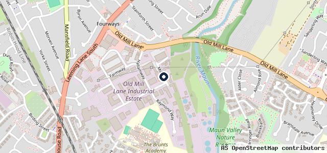 Map showing the location of GTW Motors