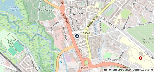 Map showing the location of Car & Rally Services