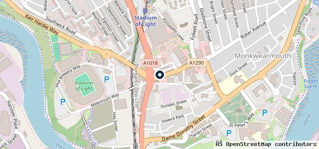 Map showing the location of Hi-Performance Auto Centres 1
