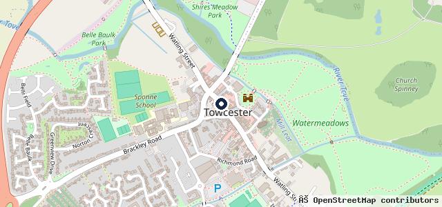 Map showing the location of Churchill Motors