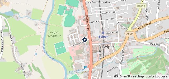 Map showing the location of Gratton's Automotive