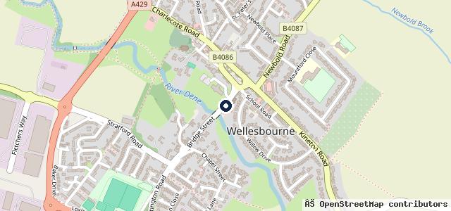 Map showing the location of Bridge Garage
