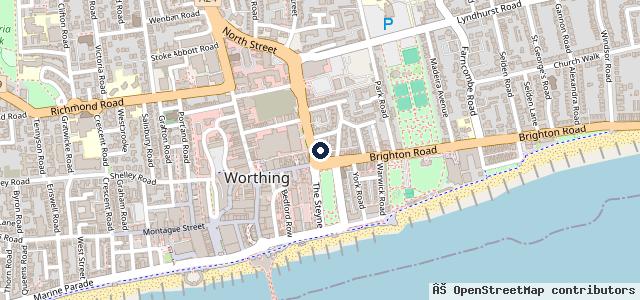 Map showing the location of OSV Ltd