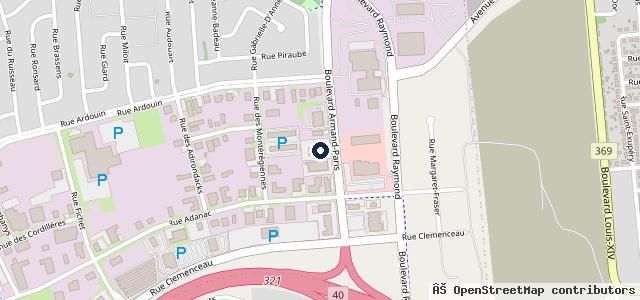 Map showing the location of Carrossier Procolor Armand-paris