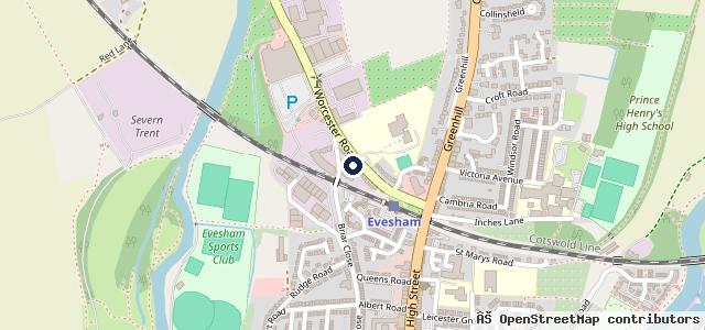 Map showing the location of Chapman-Tyrrell Racing