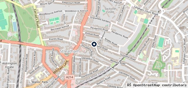 Map showing the location of K & J Garages (UK) LTD (Streatham)