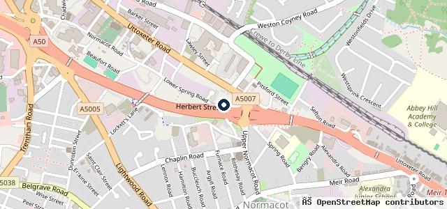 Map showing the location of Alhambra Garage AA Approved Test Centre