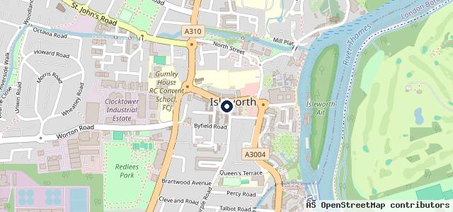 Map showing the location of Jubilee Service Centre