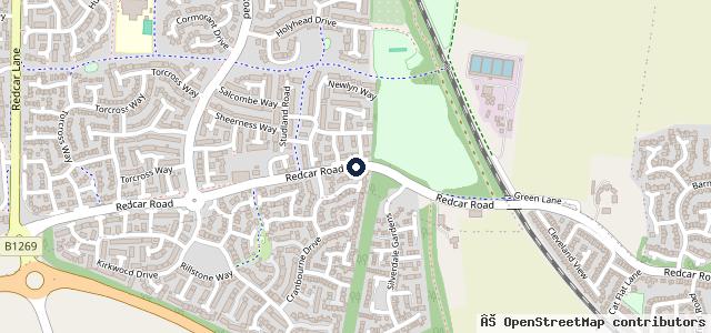 Map showing the location of Campbells Tyres and Exhausts