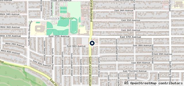 Map showing the location of Divine's Auto Center - South