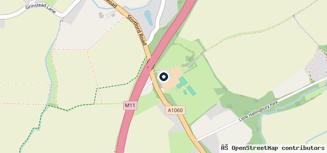 Map showing the location of Bridge Works Mot Centre