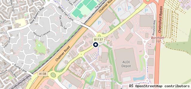 Map showing the location of Group 1 Chelmsford BMW | Chelmsford