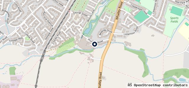Map showing the location of InsideTrack Garages LTD