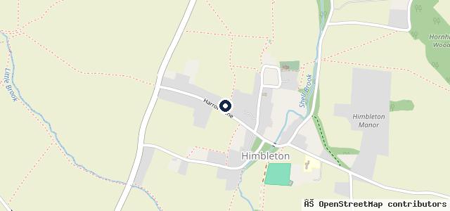 Map showing the location of Himbleton Garage
