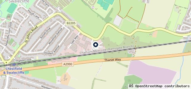 Map showing the location of Unit 5 Motorcare - MOT test bay