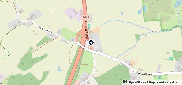 Map showing the location of Arden Bridge Services GARAGE SERVICES ABS