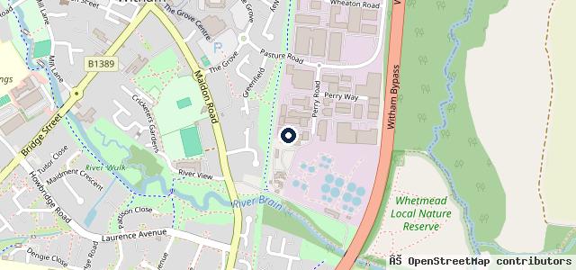 Map showing the location of Briarsford M O T Service & Repair Centre Ltd