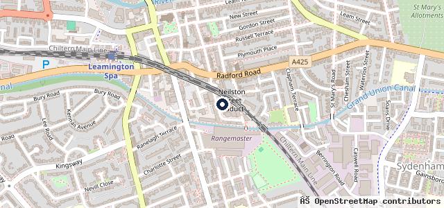 Map showing the location of Gas Guzzlers Garage UK