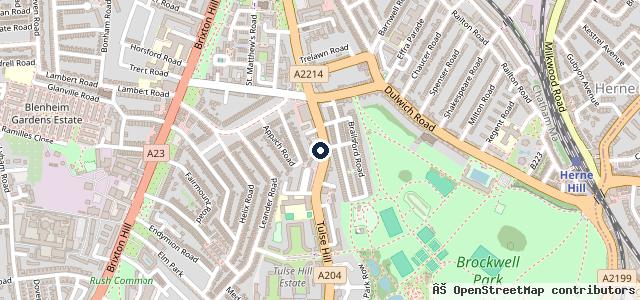 Map showing the location of Amtec Motors