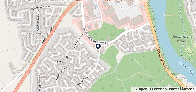 Map showing the location of Roadside (Garages) Limited