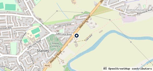Map showing the location of Halfords Gordons Autocentre Stanley
