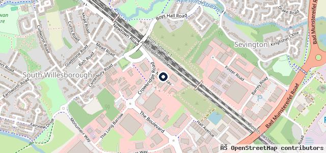 Map showing the location of D&D Autos Ashford Ltd