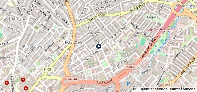 Map showing the location of City Motor Repairs