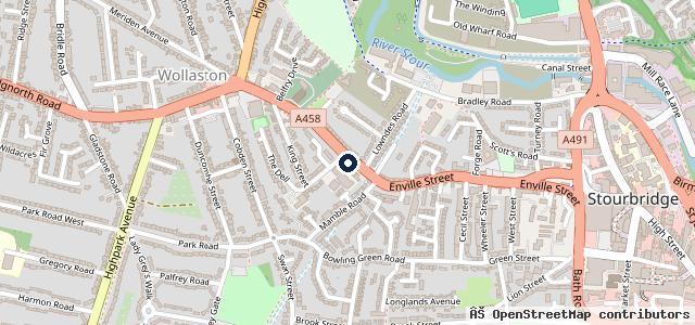 Map showing the location of Hewitt Automotive