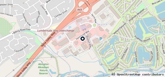 Map showing the location of Listers Honda Northampton
