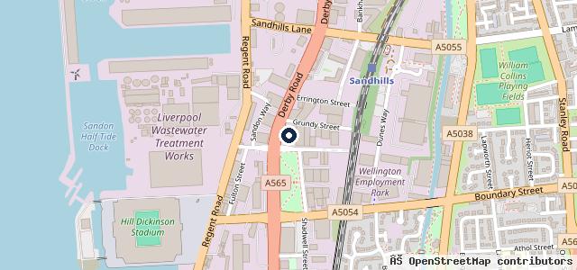 Map showing the location of ATS Euromaster Liverpool