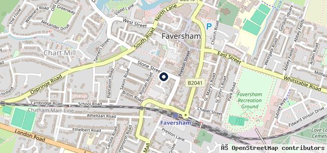 Map showing the location of Autocheck Faversham ltd