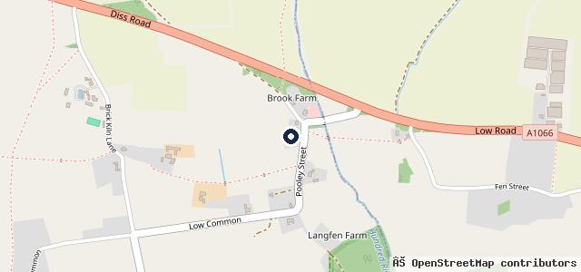 Map showing the location of John Pill