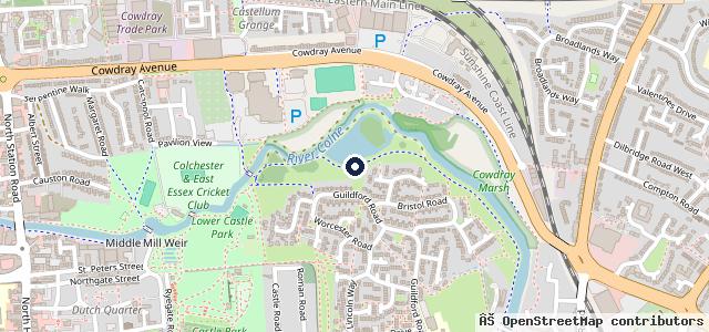 Map showing the location of NRG Riverside