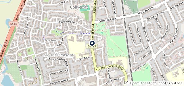 Map showing the location of Alf England Motorcycles