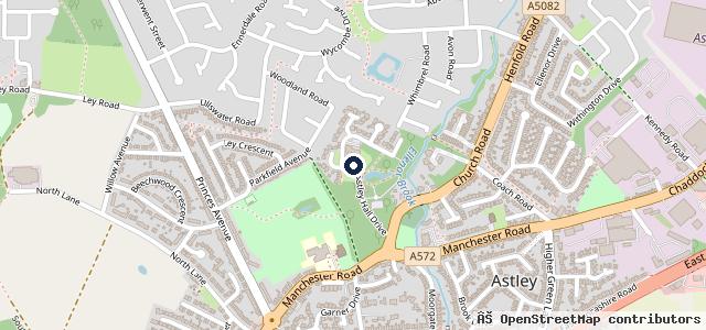 Map showing the location of The Detailing Booth