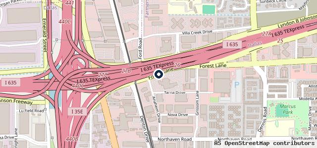 Map showing the location of TOYOTA