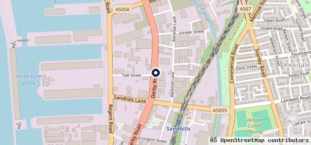 Map showing the location of Johnsons Cars