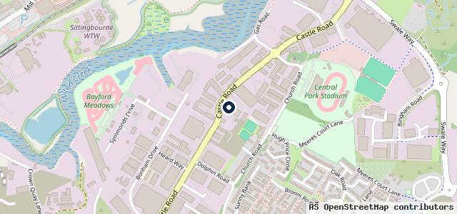Map showing the location of Gent's Garage