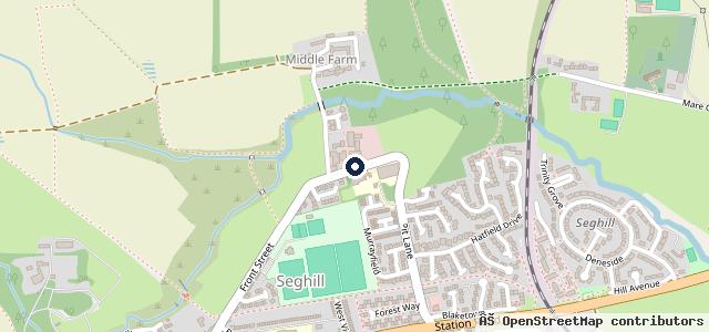 Map showing the location of Henderson MOT Centre