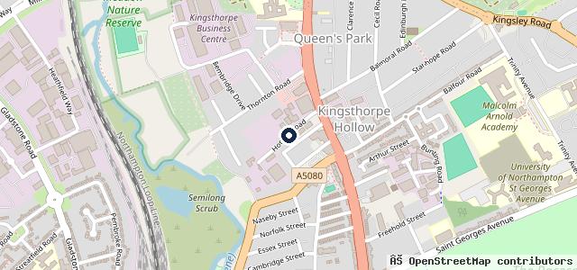 Map showing the location of Harpers Pitstop | Northampton