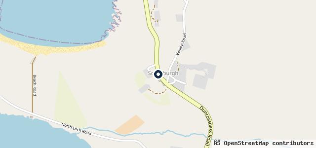 Map showing the location of Henderson's Garage