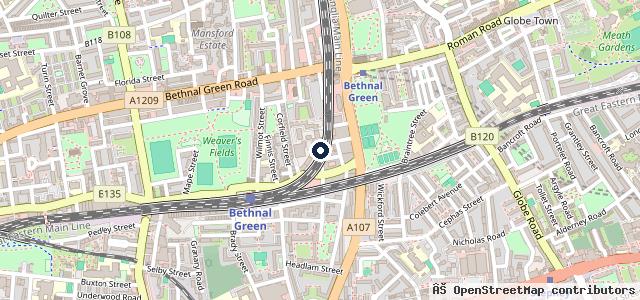 Map showing the location of A1 Car Care Centre