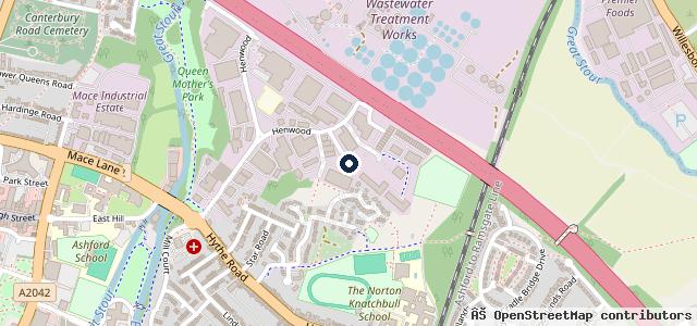 Map showing the location of Kenhire Ltd