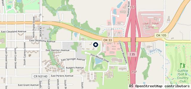 Map showing the location of Benton's Service Center